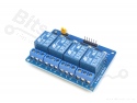 Relais board 4-kanaals 5V - optocoupled